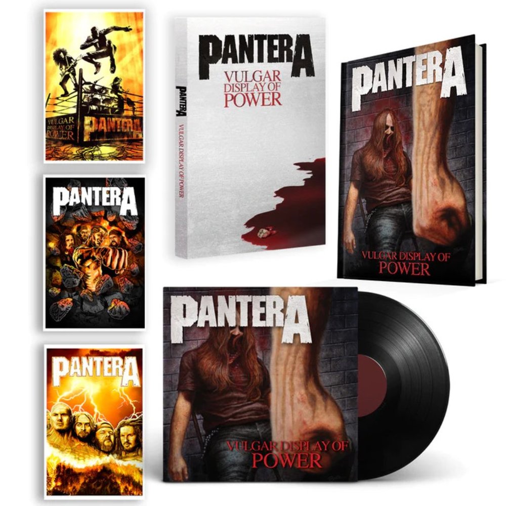 Pantera Vulgar Display Of Power Deluxe Graphic Novel + Excl. LP ~ Ltd Ed of 1999